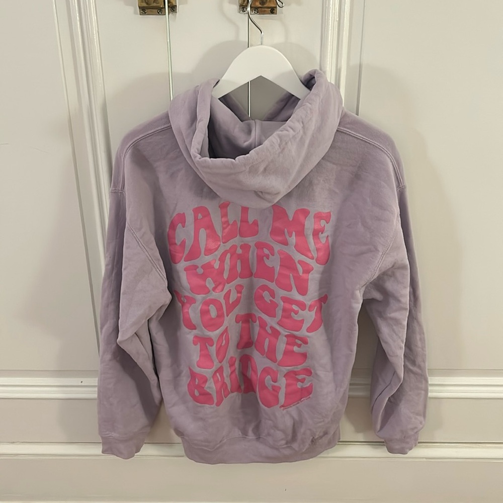CALL ME WHEN YOU GET TO THE BRIDGE Beach Bum Sweatshirt